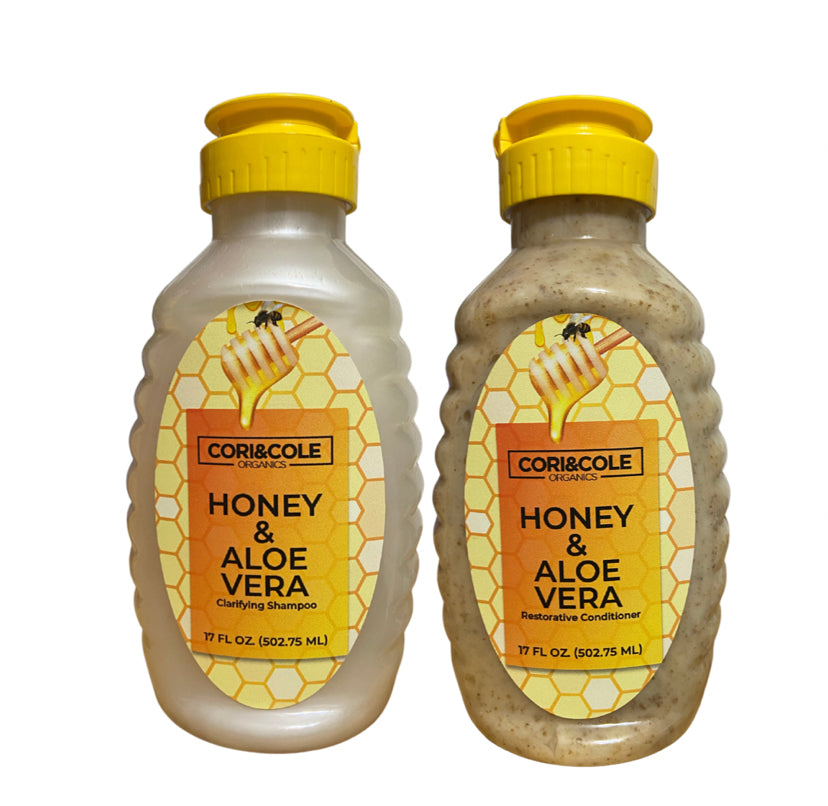 Honey & Aloe Vera Shampoo & Conditioner Set