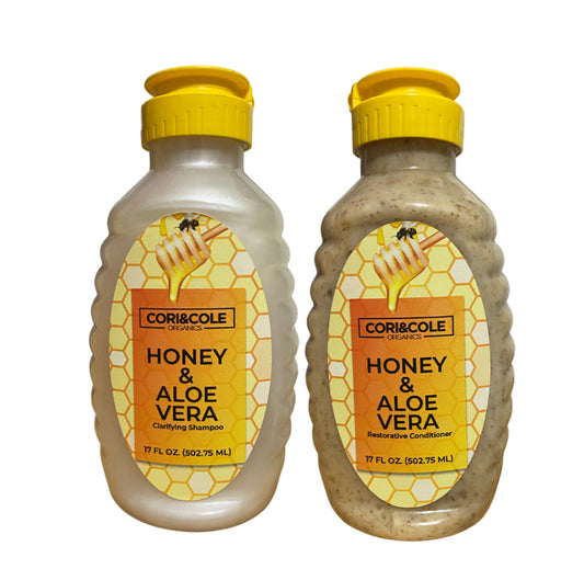 Honey & Aloe Vera Shampoo & Conditioner Set