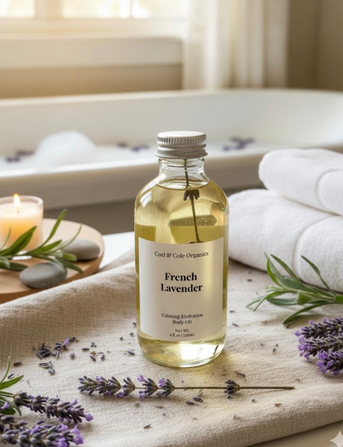 French Lavender Calming Hydration Body Oil