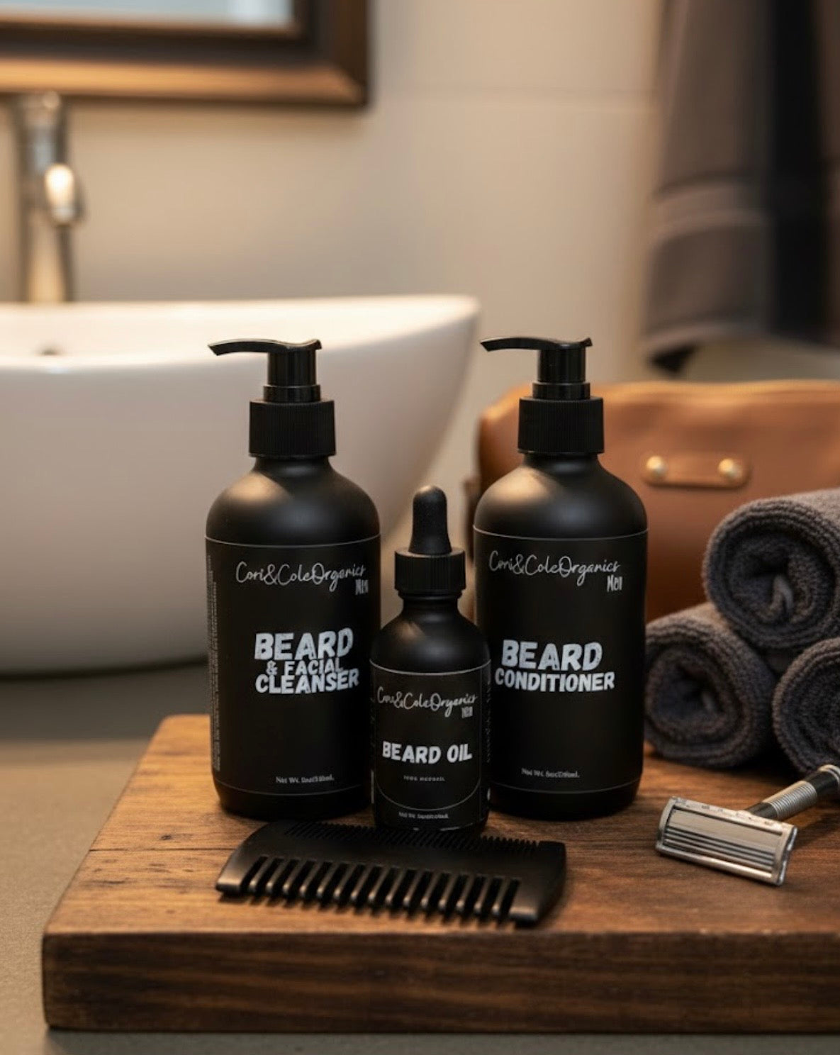 Cori & Cole Organics Beard Kit